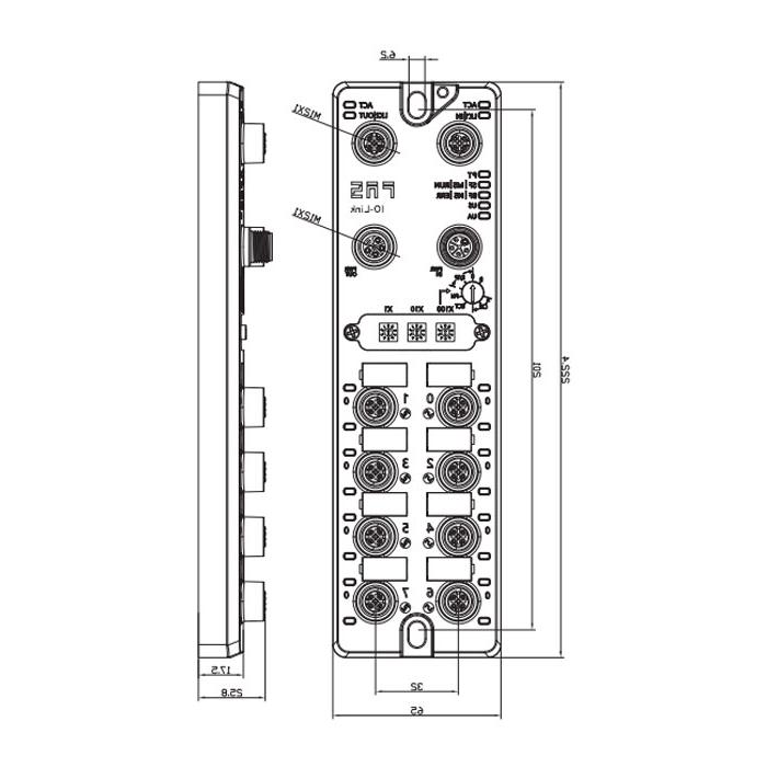 Supports multi-protocol Master, 8-port, IO-Link Master, Class A, and 007B11